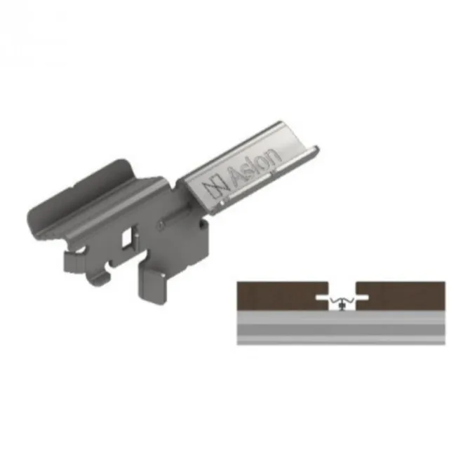 Bevestigingsclips RVS - model C - (100 stuks)