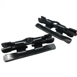 Bevestigingsclips RVS incl schroeven+boor+bitje (100 stuks)