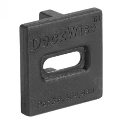 Bevestigingsclips RVS zwart S incl schroeven (100 stuks)