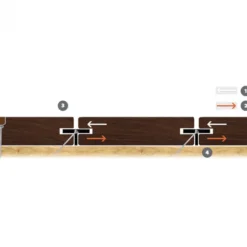 Bevestigingsclips RVS zwart S incl schroeven (100 stuks)