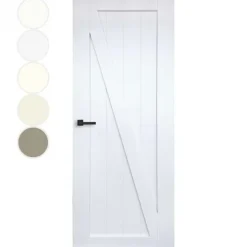 Binnendeur - Cabana Blanco - Uno links - Hoogwaardig voorgelakt wit