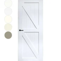 Binnendeur - Cabana Blanco - Dos links - Hoogwaardig voorgelakt wit