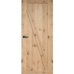 Binnendeur - Cabana Roble - Uno links - onbehandeld eiken toplaag