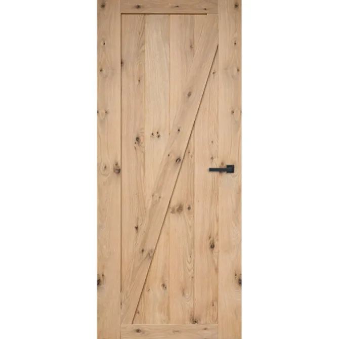 Binnendeur - Cabana Roble - Uno rechts - onbehandeld eiken toplaag