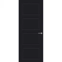 Binnendeur - Cameo - CE07 - Hoogwaardig afgelakt zwart