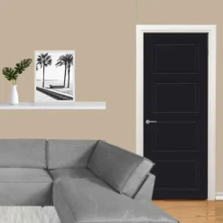 Binnendeur - Cameo - CE07 - Hoogwaardig afgelakt zwart