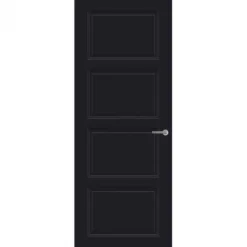 Binnendeur - Cameo - CE17 - Hoogwaardig afgelakt zwart