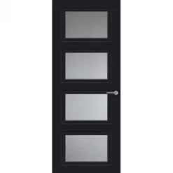 Binnendeur - Cameo - CE108 - Hoogwaardig afgelakt zwart