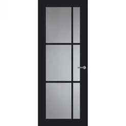 Binnendeur - Front - FR504 - Hoogwaardig afgelakt zwart