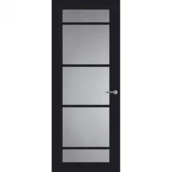 Binnendeur - Front - FR517 - Hoogwaardig afgelakt zwart