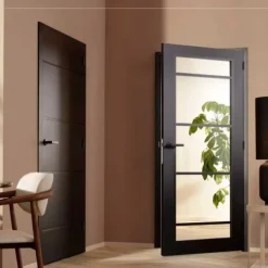 Binnendeur - Front - FR517 - Hoogwaardig afgelakt zwart