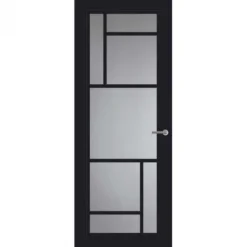 Binnendeur - Front - FR509 - Hoogwaardig afgelakt zwart