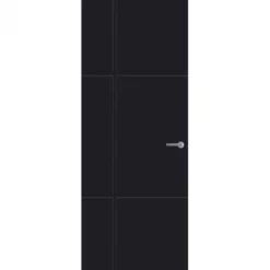 Binnendeur - Front - FR551 - Hoogwaardig afgelakt zwart