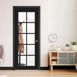 Binnendeur - Front - FR512 - Hoogwaardig afgelakt zwart