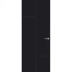 Binnendeur - Front - FR558 - Hoogwaardig afgelakt zwart