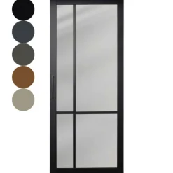 Binnendeur - Nero Legno - Asti Tinto - Hoogwaardig voorgelakt zwart