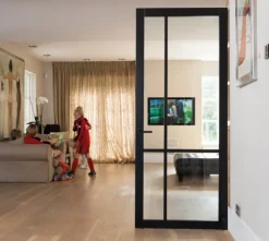 Binnendeur - Nero Legno - Asti - Hoogwaardig voorgelakt zwart