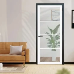 Binnendeur - Nero Legno - Chiari Tinto - Voorbehandeld wit