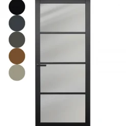 Binnendeur - Nero Legno - Chiari Tinto - Hoogwaardig voorgelakt zwart