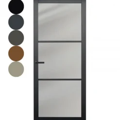 Binnendeur - Nero Legno - Genova Tinto - Hoogwaardig voorgelakt zwart