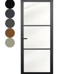 Binnendeur - Nero Legno - Genova - Hoogwaardig voorgelakt zwart