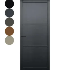 Binnendeur - Nero Legno - Livorno - Hoogwaardig voorgelakt zwart