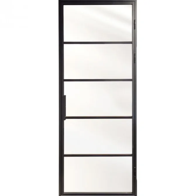 Binnendeur kozijn combinatie - Nero Industriale - Piave - Zwart gepoedercoat aluminium