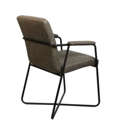 Bo Lundgren Eetkamerstoel - Henry - lederlook Soft groen (4 stuks)