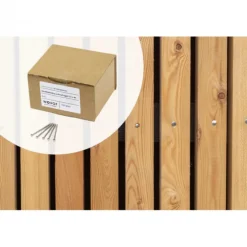 Bolkop schroefnagels RVS - gevelbekleding - 2,5 x 40 mm (500 gram)