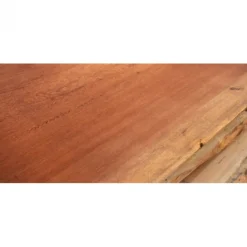 Boomstam tafelblad - Massief Angelyn onbehandeld - Dikte 5 cm