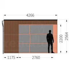 buitenverblijf Capri - 4,5 meter diep