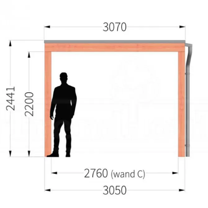 Buitenverblijf Palermo - 3 meter diep