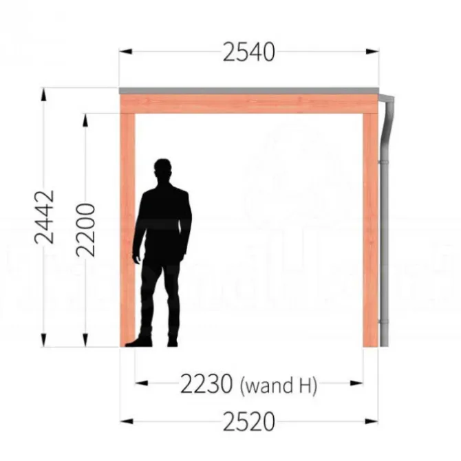 Buitenverblijf Palermo - 2,5 meter diep