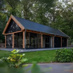 Buitenverblijf Zadeldak XXL - 6 meter diep