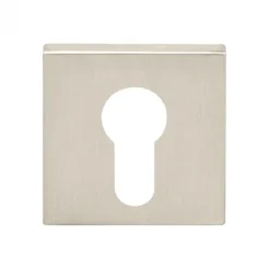 Cilinderrozet Forza - Carly vierkant - PVD Mat nikkel