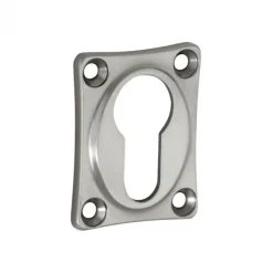 Cilinderrozet Forza - Leviticus Rechthoekig - Mat Nikkel