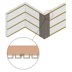 Composiet gevelbekleding rhombus ipe - 33 x 169 mm
