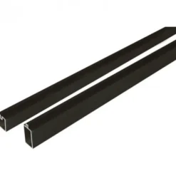 C-Wood Schutting composiet co-extrusie Como beige met antraciet alu kader (90 x 180 cm)