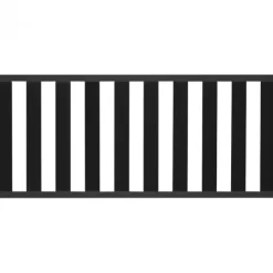 C-Wood Tuinhek set composiet antraciet Design met antraciet alu frame (7,54 mtr)