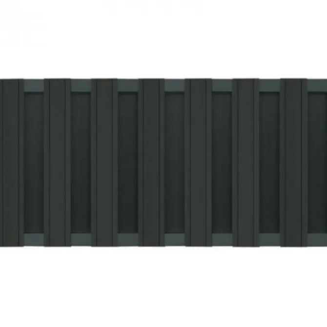 C-Wood Tuinhek set composiet Stijl antraciet met antraciet aluminium frame (5,68 mtr)