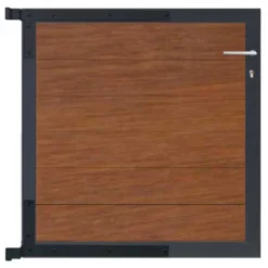 C-Wood Tuinpoort aluminium antraciet frame Mix & Match - hardhout Bamboe (90 x 90 cm)
