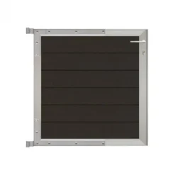 C-Wood Tuinpoort aluminium blank frame Mix & Match - composiet antraciet (90 x 90 cm)