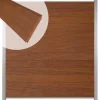 C-Wood Zelfbouw schutting hardhout Mix & Match Bamboe - blank alu accessoires (180 x 200 cm)