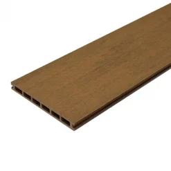 C-Wood Zelfbouw schutting composiet Modular bruin gevlamd - blank alu accessoires (180 x 97 cm)