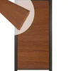 C-Wood Zelfbouw schutting hardhout Mix & Match Bamboe - antraciet alu accessoires (90 x 180 cm)