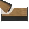 C-Wood Zelfbouw schutting hardhout Mix & Match Thermo Fraké / antraciet - antraciet alu accessoires (180 x 90 cm)