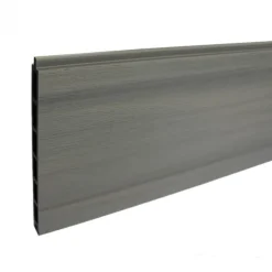 C-Wood Zelfbouw schutting composiet Modular co-ex grijs - blank alu accessoires (180 x 97 cm)