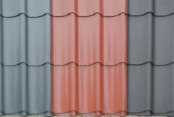 Dakpan profielplaten-set terracotta (per m2)