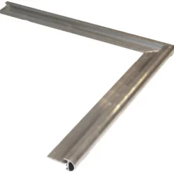 Daktrim aluminium binnenhoek met kraal 50 x 50 cm (26 mm)