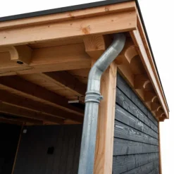 Daktrim aluminium zwart binnenhoek 50 x 50 cm (35 mm)